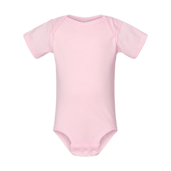 RABBIT SKINS Baby Soft Fine Jersey Short Sleeve Bodysuit (4424) Ballerina, 24M