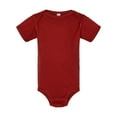 thumbnail image 1 of RABBIT SKINS Baby Soft Fine Jersey Short Sleeve Bodysuit (4424) Garnet, 24 Months, 1 of 4