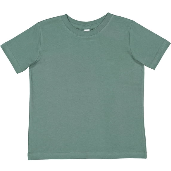 RABBIT SKINS Fine Jersey Toddler T-Shirt Boy & Girl| Kids Tee| Blank Child Tshirt, Basil, 3