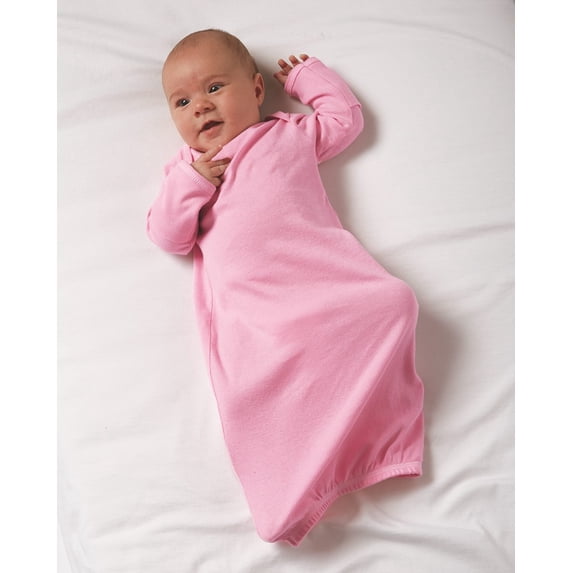 RABBIT SKINS Infant Baby Rib Layette, Heather, Newborn