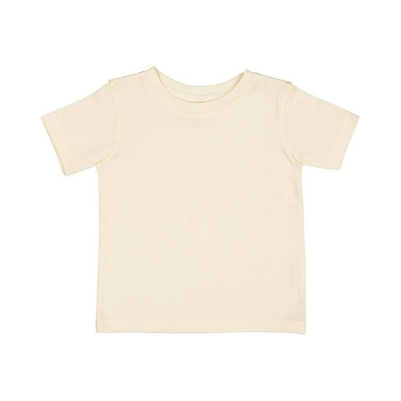 RABBIT SKINS Infant Fine Jersey T-Shirt 12MOS Natural