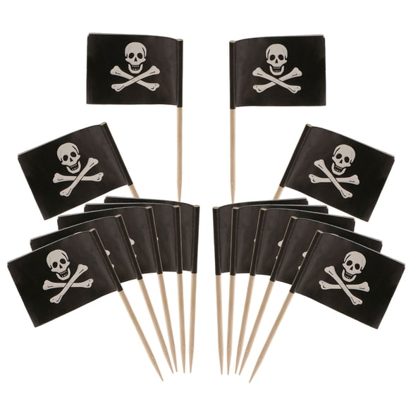 RABBITH 100 Pcs Flag Toothpicks Flags Cake Toppers Cocktail Decorations Cake Topper