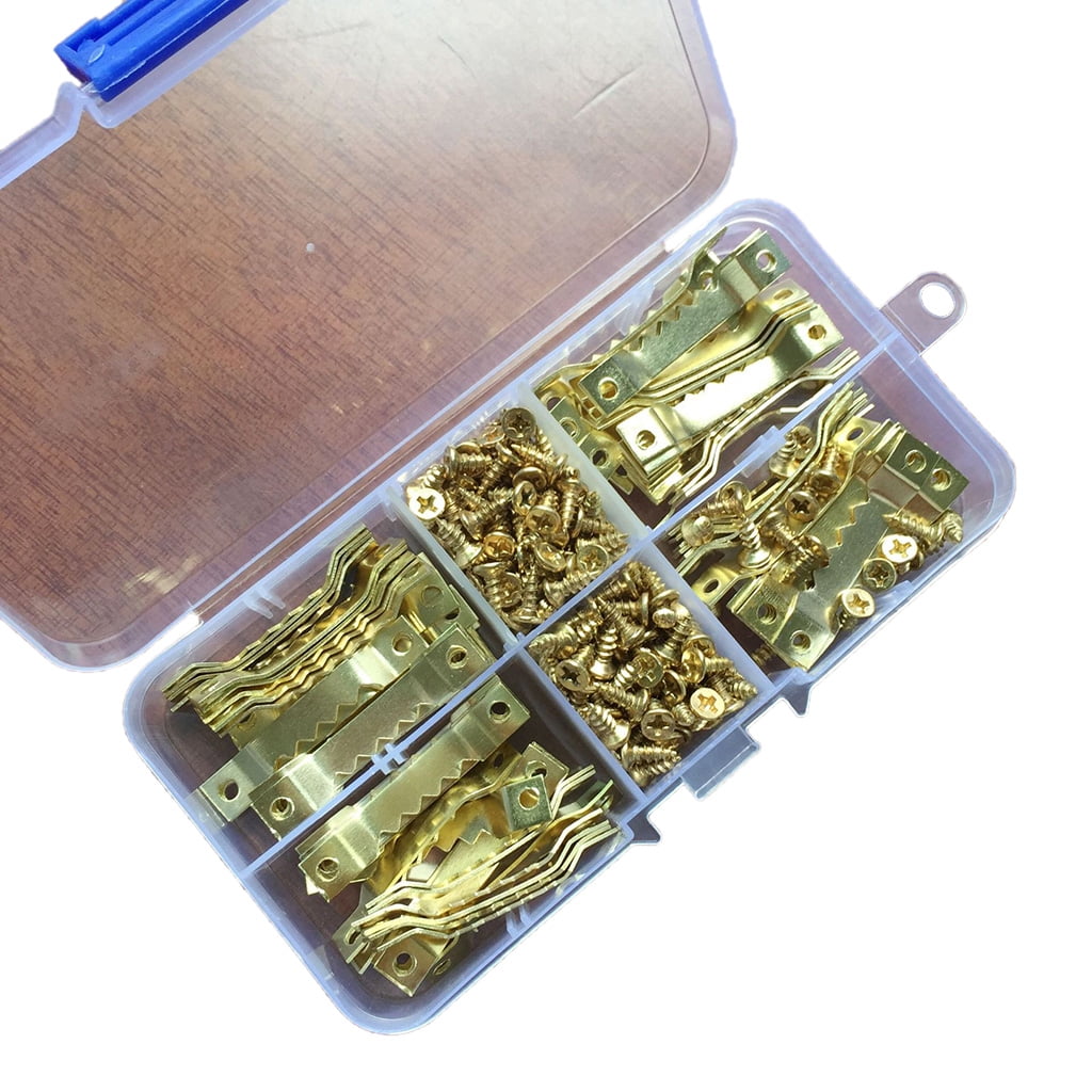 RABBITH 100pcs Single Sided Sawtooth Hanging Picture Photo Frame ...