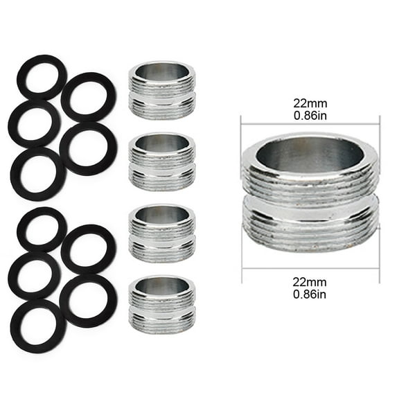 RABBITH 5 Pcs Faucet Adapter Kit Kitchen Male Female Brass Faucet Adapter Water Purifier