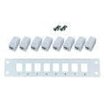 thumbnail image 1 of RABBITH 8 Port CAT6 RJ45 Through Coupler Patch Panel for w/ Back Bar Wallmount or Rackmo, 1 of 18