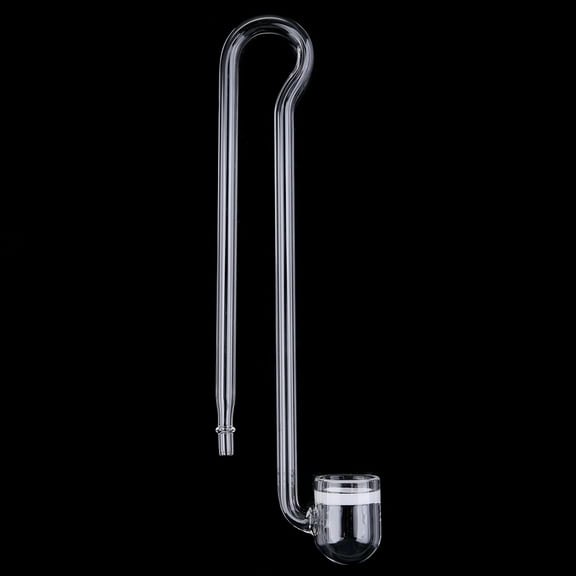 RABBITH CO2 Diffuser Glass Atomizer U-Shape R-Shape for Aquarium Planted for Tank High CO2 Dissolution Rate Simple Hang to Use