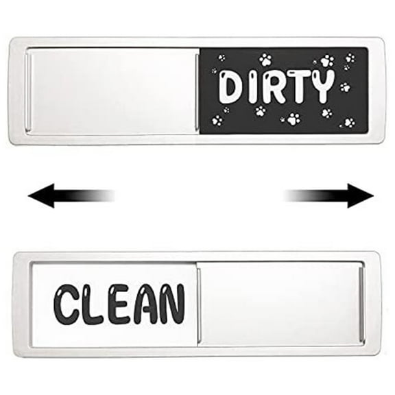 RABBITH Dishwasher Magnets Clean Dirty Sign Magnet Dishwasher Magnetic Sticker Indicator for Washing Machine Kitchen