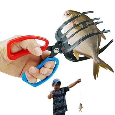RABBITH Fishing Pliers Gripper Metal Fish Control Clamp Claw Tong Grip Tackle Tool Control Forceps for Catch Fish Fishing Accessories
