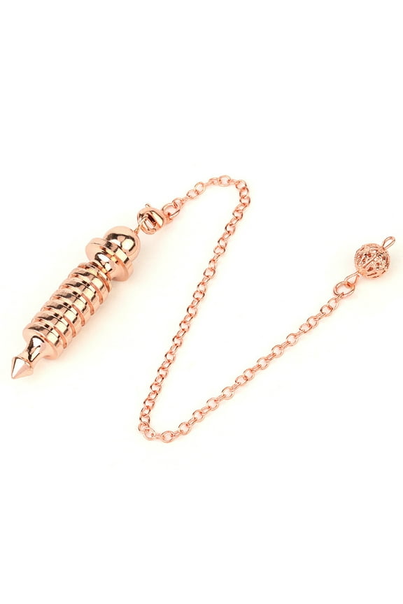 Healing Spirit Amulet Pendule Pendant Screw Shape Pendulum Dowsing Reiki Pendant