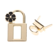 RABBITH New Metal Clasp Turn Lock Twist Locks for DIY Handbag Craft Bag Purse Hardware