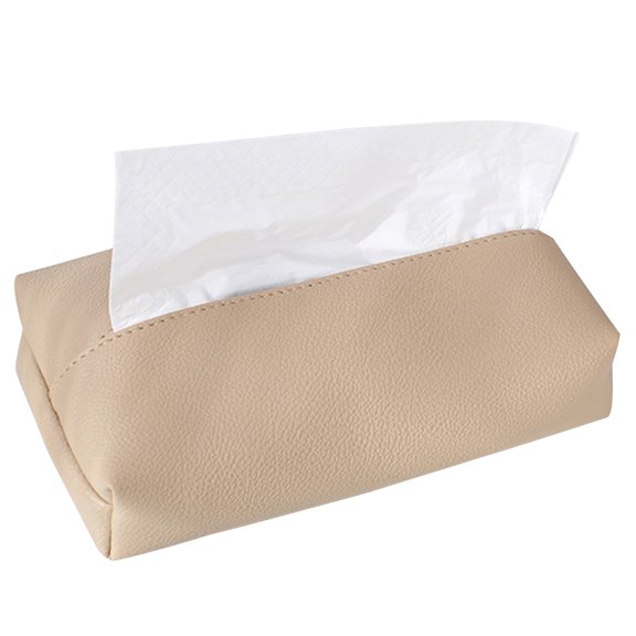 RABBITH PU Tissue Box Holders Dispenser Cover for Livingroom Side Table Bathroom Couch