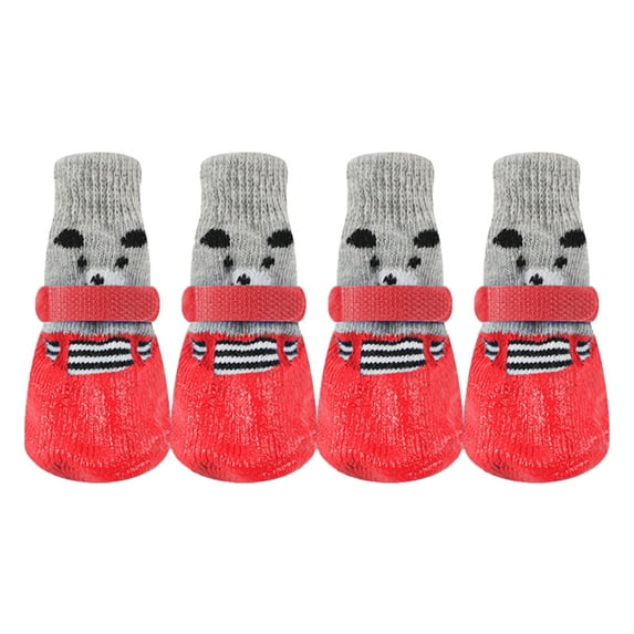 RABBITH Pet Outdoor Shoes Pet Dog Socks Waterproof Dog Socks Non-slip Dog Shoes Anti-dirty Pet Shoes