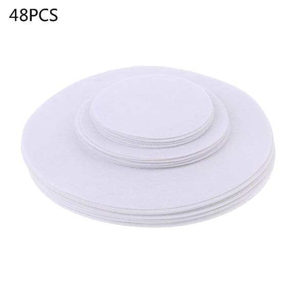 RABBITH Set of 48 Soft Felt Plate Dividers 3 Sizes Pan Separator Pads Cookware Bakeware