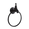 thumbnail image 1 of RABBITH Vintage Industrial Style Towel Ring Rustic Pipe Hand Towel Holder Wall Mounted Hand Towel Rack for Bathroom Black, 1 of 7