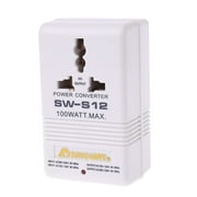 محول الطاقة محول الجهد RABBITH 100W 110V / 120V إلى 220V / 240V محول التيار الكهربائي وتحويل محول الجهد المنخفض
