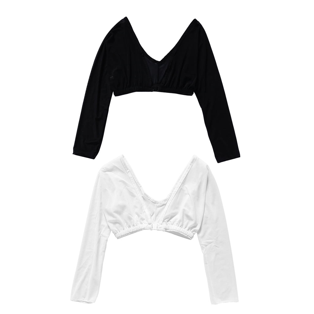 RABBITH Womens Mesh Crop Tops Sheer Open Front Shrug Fishnet Cover Ups ...