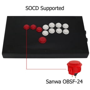 RAC-J800B All Buttons Arcade Joystick Fight Stick For PC