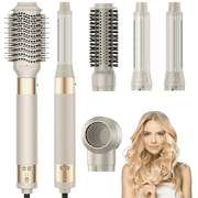 RACCOMB High Speed Hair Dryer Brush, 5 in 1 Blow Dryer Brush with Negative Ion