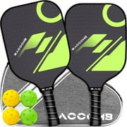 HITTIONA Pickleball Paddles - Fiberglass Pickleball Paddles Set of 4,with Anti-Slip Grip ,Pink,USAPA Approved