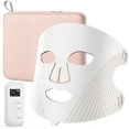 thumbnail image 1 of Red Light Therapy for Face, 4 Modes Led Face Mask Light Therapy with Travel Bag, 850NM near Infrared, 5 Brightness Levels Red Light Mask for Facial Skincare, 1 of 7