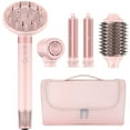 thumbnail image 1 of RACCOMB Professional 5 in 1 Hair Dryer Brush Set, High-Speed Hot Air Styler with Bag, Pink, 1 of 9
