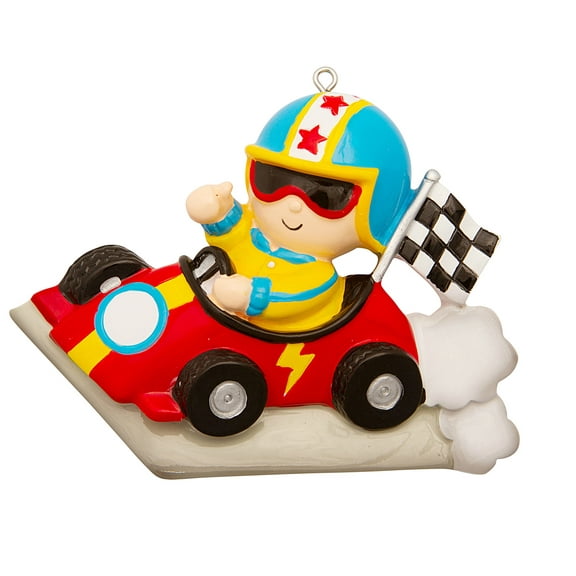 Child Race Car Driver Ornament