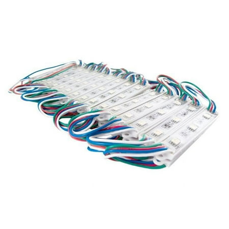 RACE SPORT RS-POD5050-15FT-RGB 15Ft 30-Module 5050 Led Pod Strip Light Kit