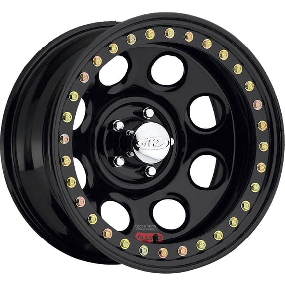 RACELINE ROCK 8 ROCK A THON 17X9.5 8X165.1 FALSE BLACK WHEEL
