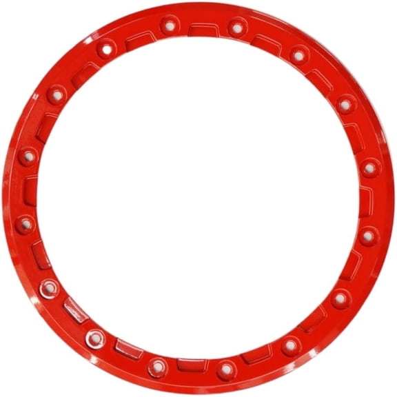Raceline RBL-15R-A93-RING-16 Replacement Podium Beadlock Ring - Red - 15in.
