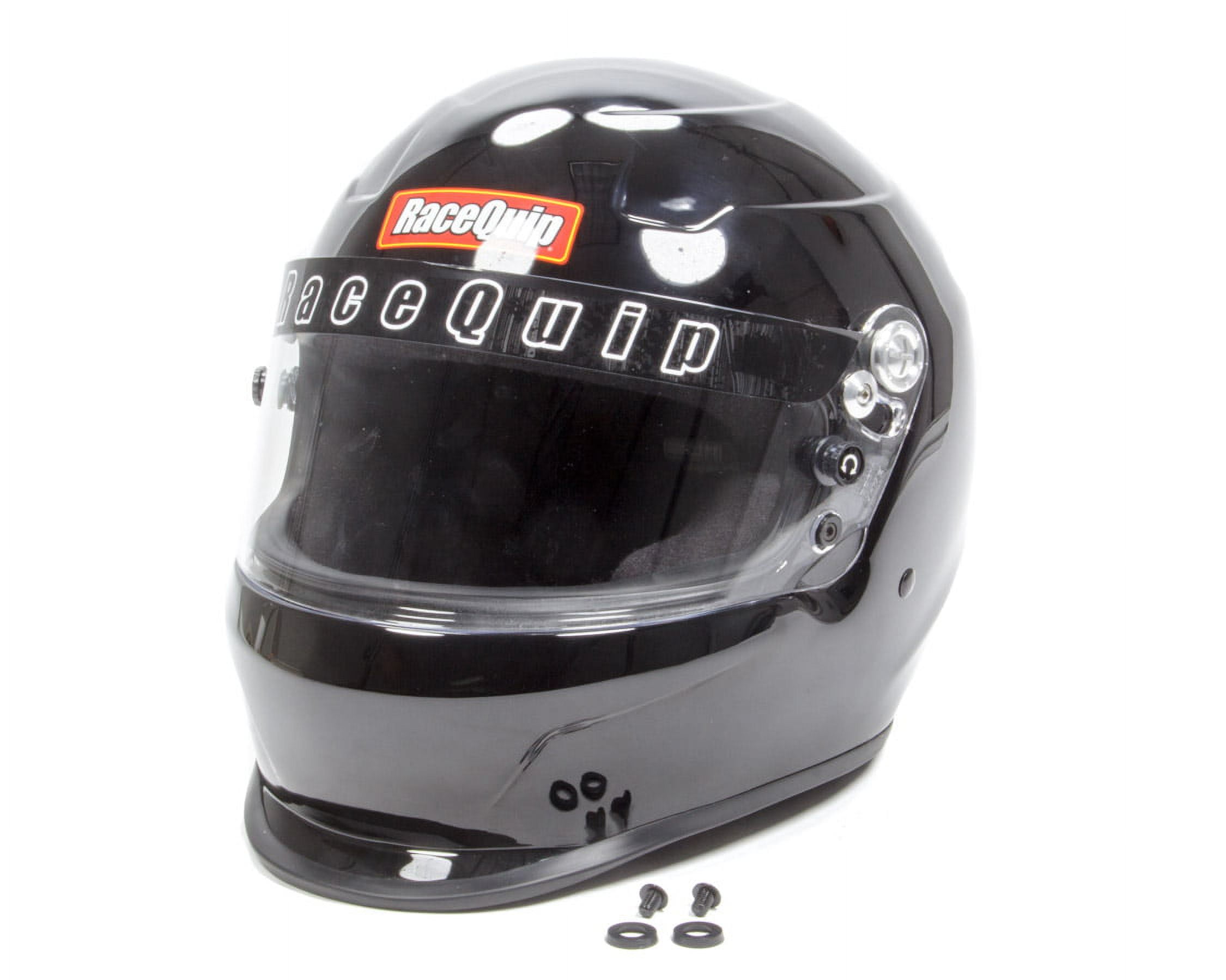 RACEQUIP Medium Gloss Black PRO15 Full Face Helmet P N 273003