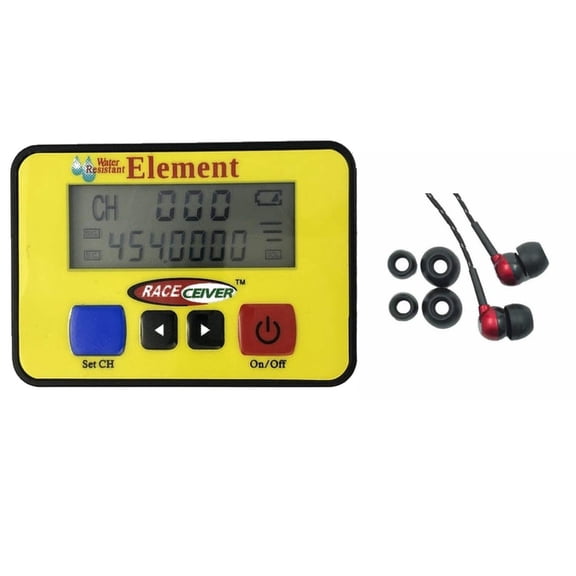 RACEceiver Element Rechargeable with Rookie Ear Piece