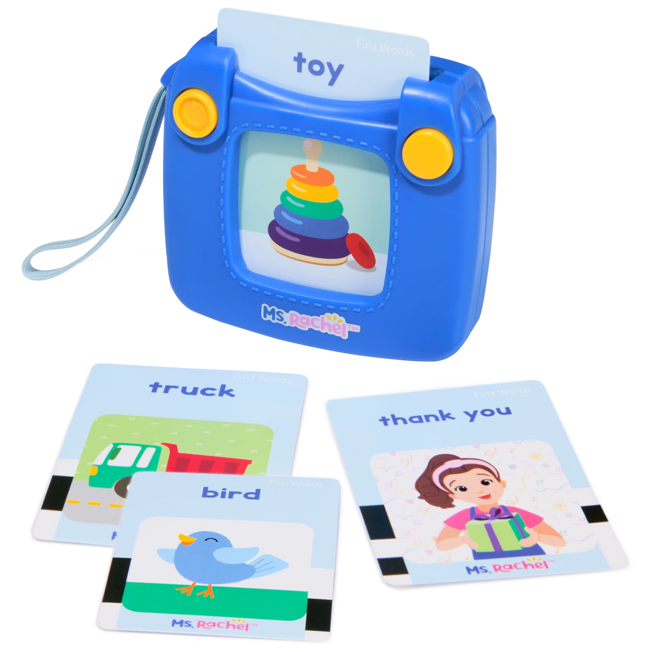 Ms. Rachel First Words Talking Flash Cards with Electronic Reader, 100 Words for Infants Ages 1 and up