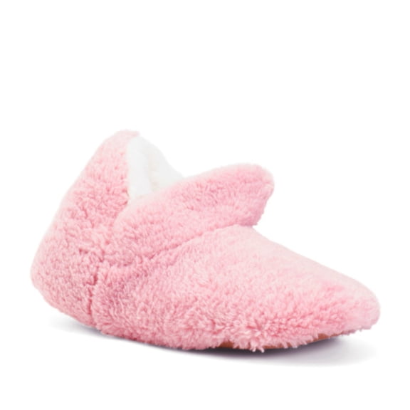 RACHEL RACHEL ROY Women's Sherpa Lined Cozy Bootie Slippers (Pink, M)