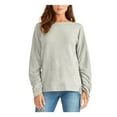 thumbnail image 1 of RACHEL RACHEL ROY Womens Gray Ruched Long Sleeve Jewel Neck Sweater XXL, 1 of 2