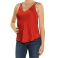 thumbnail image 1 of RACHEL ROY $69 Womens New 1345 Orange V Neck Spaghetti Strap Casual Top M B+B, 1 of 2