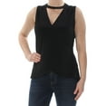 thumbnail image 1 of RACHEL ROY $69 Womens New 1520 Black Cut Out Sleeveless Hi-Lo Casual Top S B+B, 1 of 2