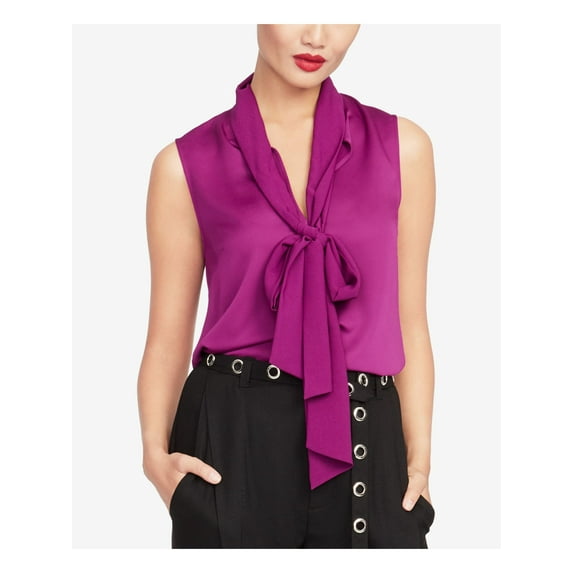 RACHEL ROY $79 Womens New 1084 Purple Jasper Sleeveless Blouse S B+B