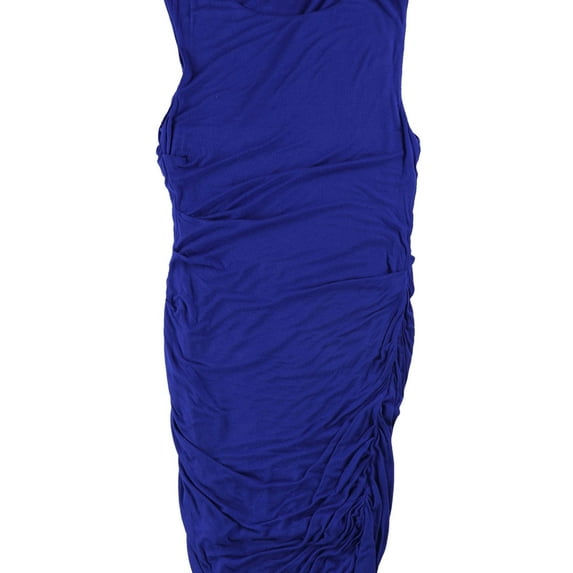Rachel Roy Womens Draped Bodycon Dress, Blue, Small