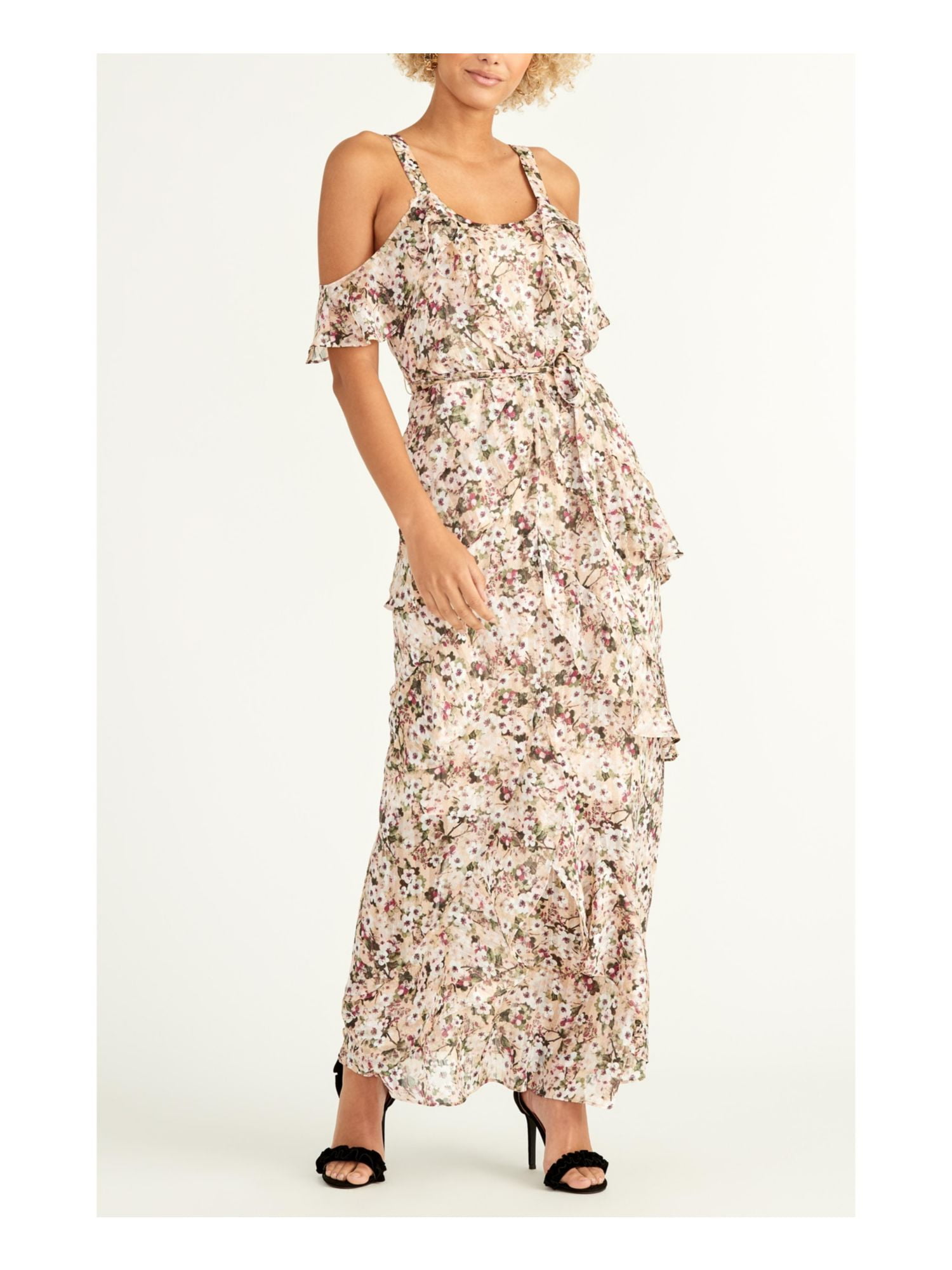 flowy long dress Flowy A-Line Maxi Dress – Women’s Clothing in Light Olive Frost & Mist / 3XL