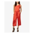 thumbnail image 1 of RACHEL ROY Womens Orange Jewel Neck Wide Leg Jumpsuit Size: S, 1 of 2
