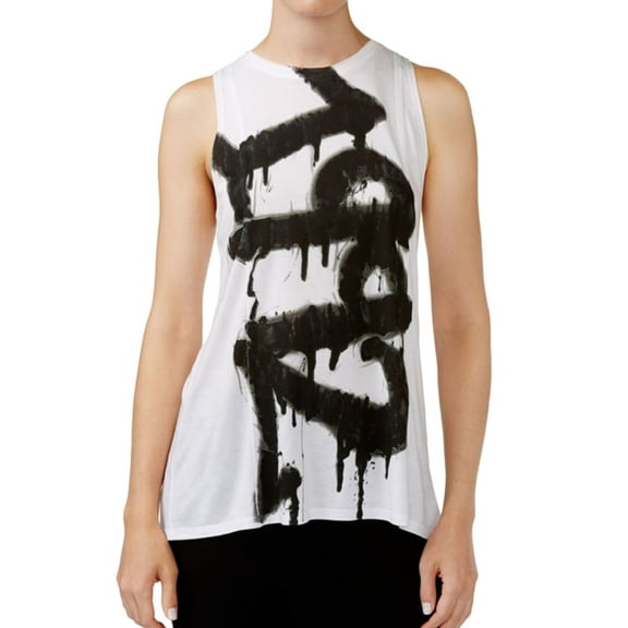 RACHEL ROY Womens White 1992 Sheer Sleeveless Jewel Neck Casual Top S