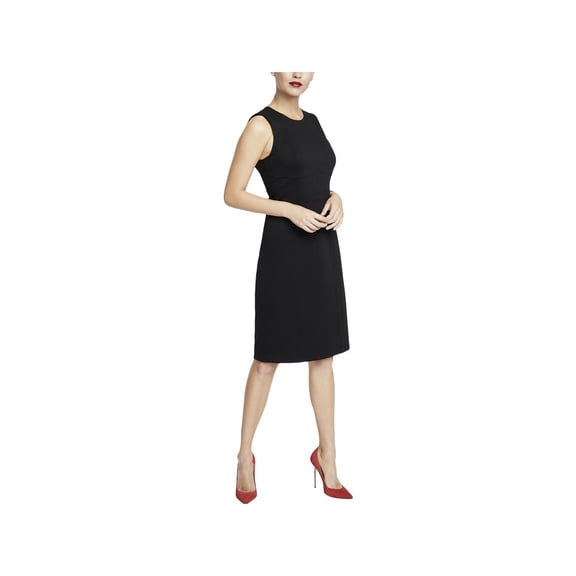 RACHEL Rachel Roy | Anabell Seamed Sheath Dress | Black | Size M