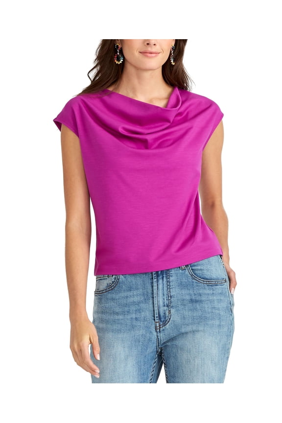 Cap Sleeve Top Plum Passion XL