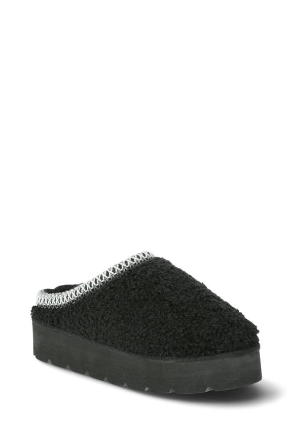 Women's Platform Cozy Scuff Slippers