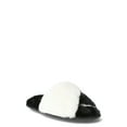 thumbnail image 1 of RACHEL Rachel Roy Women's Two Toned Crossband Slippers, 1 of 5