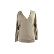 RACHEL Rachel Roy Womens Dolman-Sleeve Shoulder-Zipper Top XS