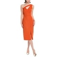 thumbnail image 1 of RACHEL Rachel Roy womens  Lara Midi Dress, l, Orange, 1 of 3