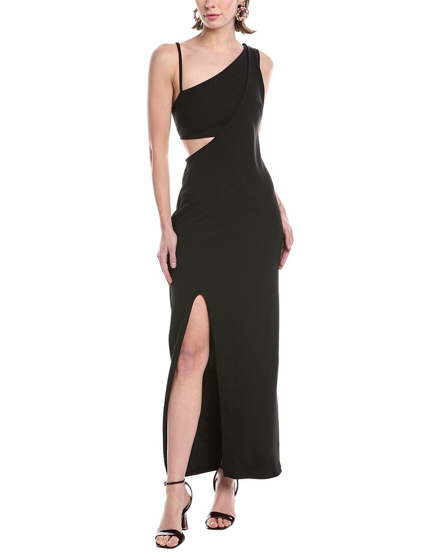 rachel roy evening dresses Blue Square Evening Dress With Long Sleeve Plus Size LA72032N – SERENE HILL main image 1