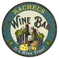 thumbnail image 1 of RACHEL'S Wine Bar 14" Round Metal Sign Wall Gift 100140043240, 1 of 1