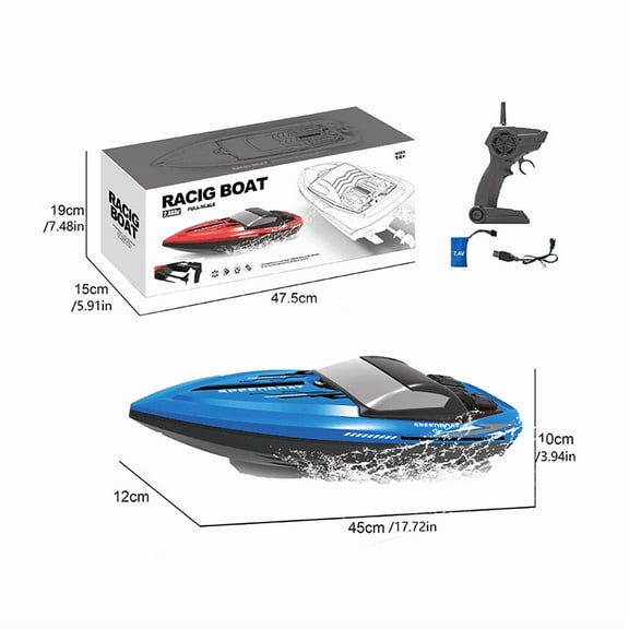 RACIG BOAT High-Speed Speedboat, 12cm x 45cm